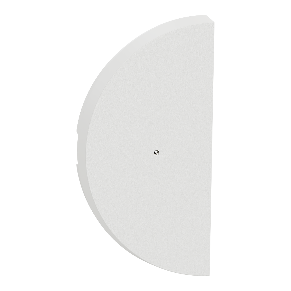 Odace demi enjo lumineux 2xVV pous blanc